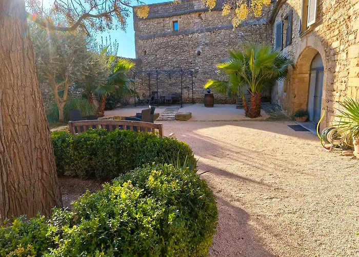 Gasthuis Maison D'hote Mas De Castille Entre Uzes Et Le Pont Du Gard